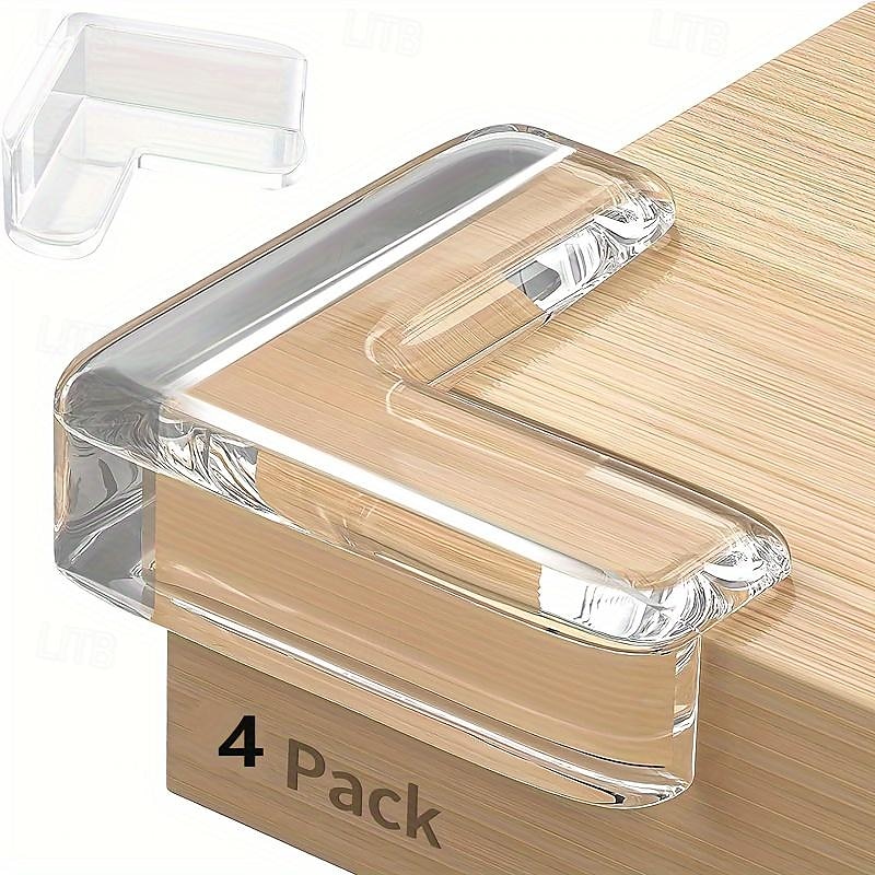 4/8/12/16pcs Corner Protector Guards Corner Protector For Table Clear Furniture Corner Guard & Edge Safety Bumpers For Table Edges & Sharp Corners - Proofing Protector (L Shape)