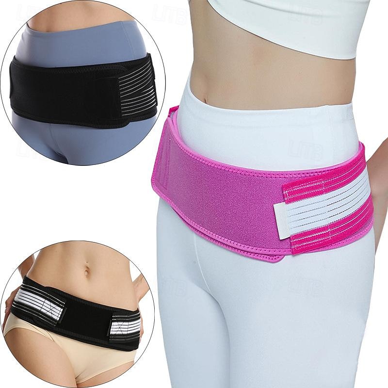Sacroiliac Hip Belt for Women, Hip Braces for Hip Pain, back support belt for women, Pelvic Support Belt, Adjustable Sciatica Pelvis Lumbar Pain Relief Trochanter Brace