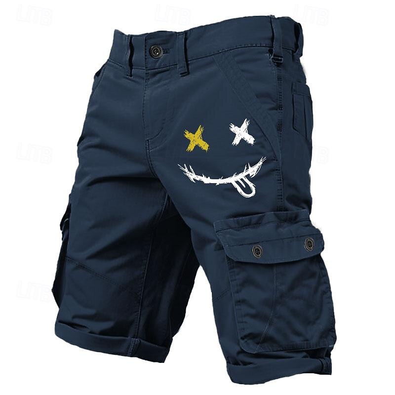 Men's Graphic Cargo Shorts Mid Waist Sports Fashion Designer Outdoor Sports Outdoor Casual 6 Pocket Designer Clothing Apparel2