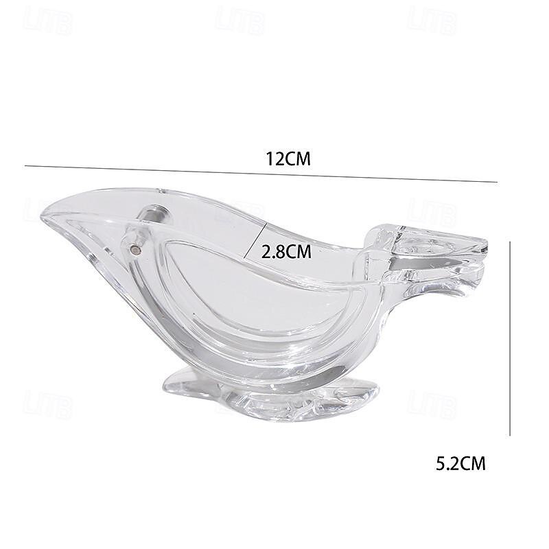 Bird Lemon Squeezer, Lemon Juicer Acrylic Manual Juice Lime Squeezer Bird Shape Lemon Slice Wedge Squeezer2