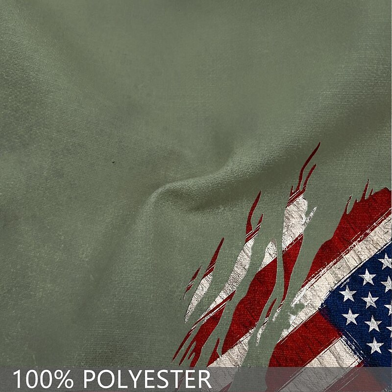 Independence Day US Flag Men's Shorts Summer Hawaiian Shorts Casual Shorts Side Pockets Drawstring Elastic Waist Breathable Soft Short Casual Daily Holiday Fashion Streetwear3