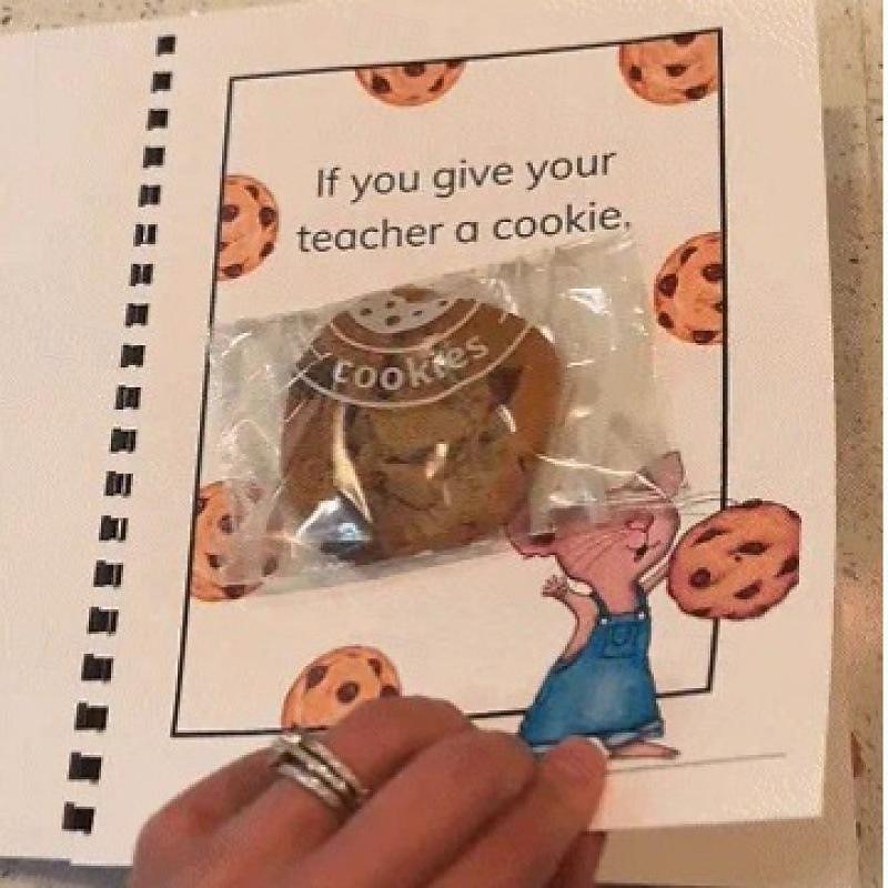 If You Give Your Teacher a Cookie Book Heartfelt Tribute and Versatile Gift for Teacher Appreciation - Leave a Lasting Impact with This Appealing Design3