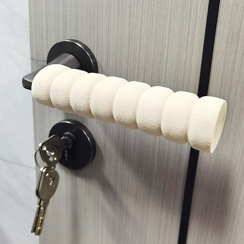 2PCS Door Handle Protection Covers, Unit Door Handle Anti-Collision, Bedroom Door Lock Pads, Anti-Static Door Handle Gloves, Universal