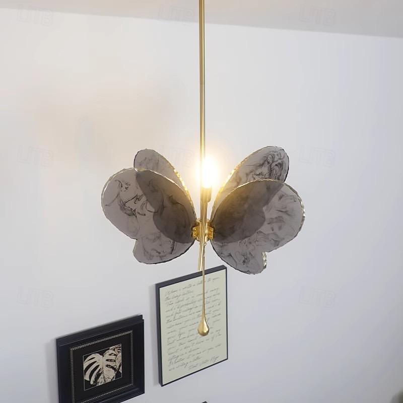 LED Pendant Light Butterfly Chandelier Model Room Clothing Store Hotel Restaurant Hotel Club Lobby Light,Post-modern Light Luxury Creative Flying Saucer Chandelier