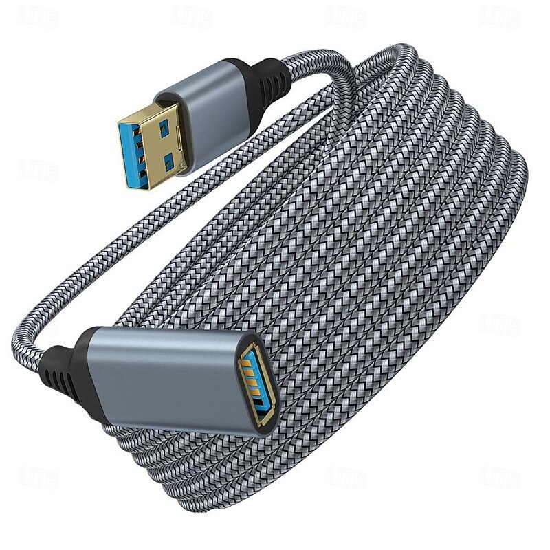 Nylon Braided USB 3.0 Male To Female High-speed Transmission Data Cable Computer Hard Drive Camera Printer Extension Cable2