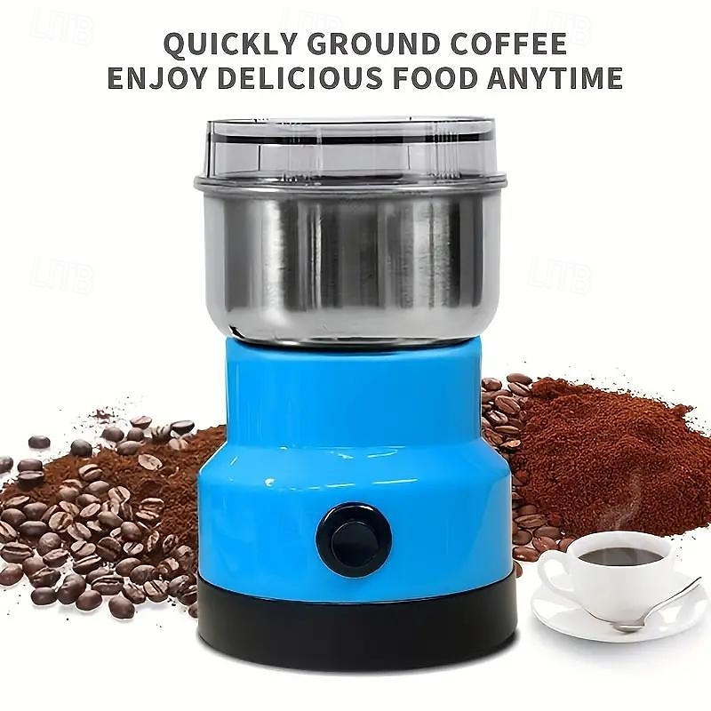Electric Cereals Grain Grinder Grinding Machine Coffee BlenderCoffee Preparation Machine Portable Grinder Electric Grinder BeanGrinder Coffee Maker Fo