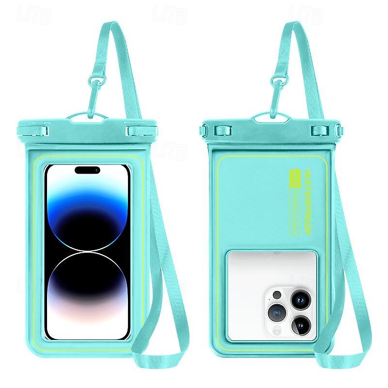 Outdoor Drifting Travel Diving Swimming Touchable Screen Phone Waterproof Cover Sponge Floating Phone Waterproof Bag3