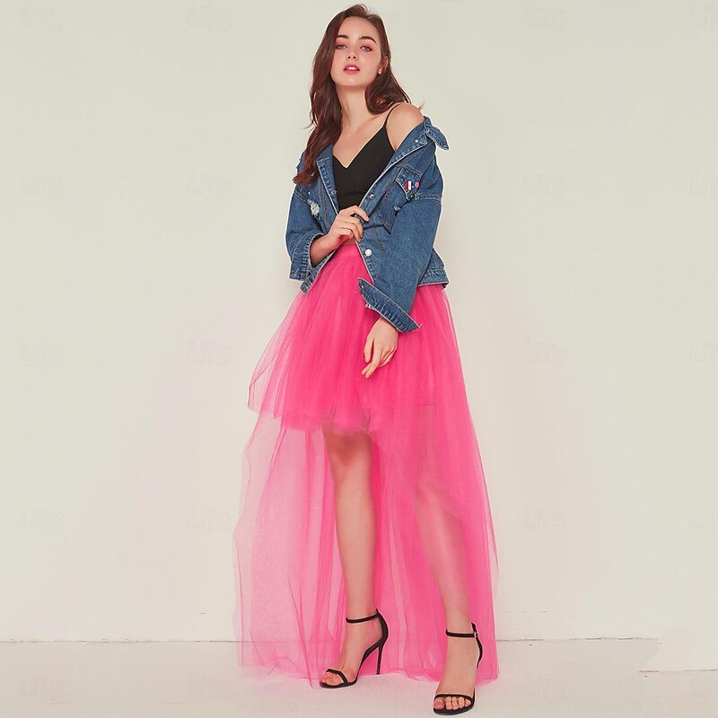 Retro Vintage 1950s Petticoat Hoop Skirt Tutu Under Skirt Fancy Dress Women's Masquerade Casual Daily Adults Skirt4