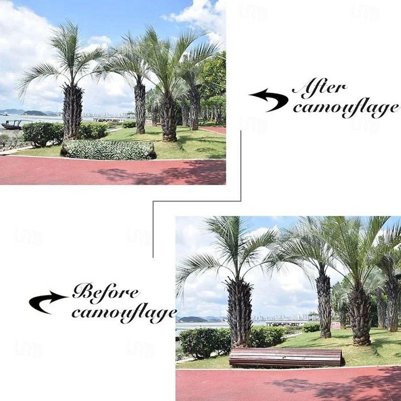 Camouflage Net Sunshade Net 150D Oxford Fabric Camo Net for Outdoor - Lightweight, Durable, Perfect Sunshade, Home Decoration, Easy Setup, Ideal for Paintball, Bird Watching, Camping3