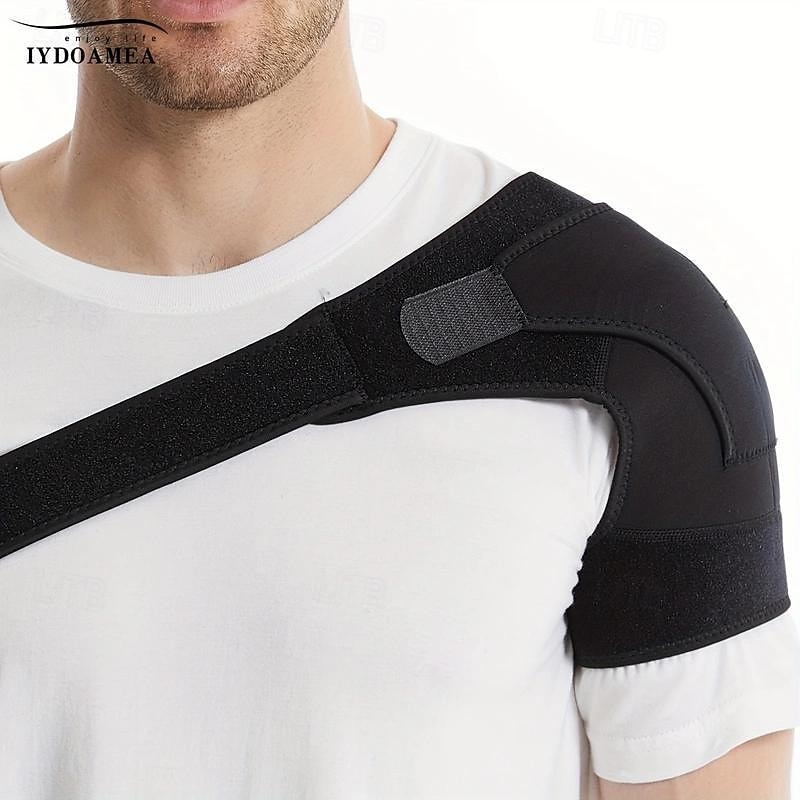 1pc Shoulder Brace, Support And Compression Sleeve For Torn Rotator Cuff, AC Joint, Arm Immobilizer Wrap, Ice Pack Pocket, Stability Strap, Dislocated Shoulder For Men And Women