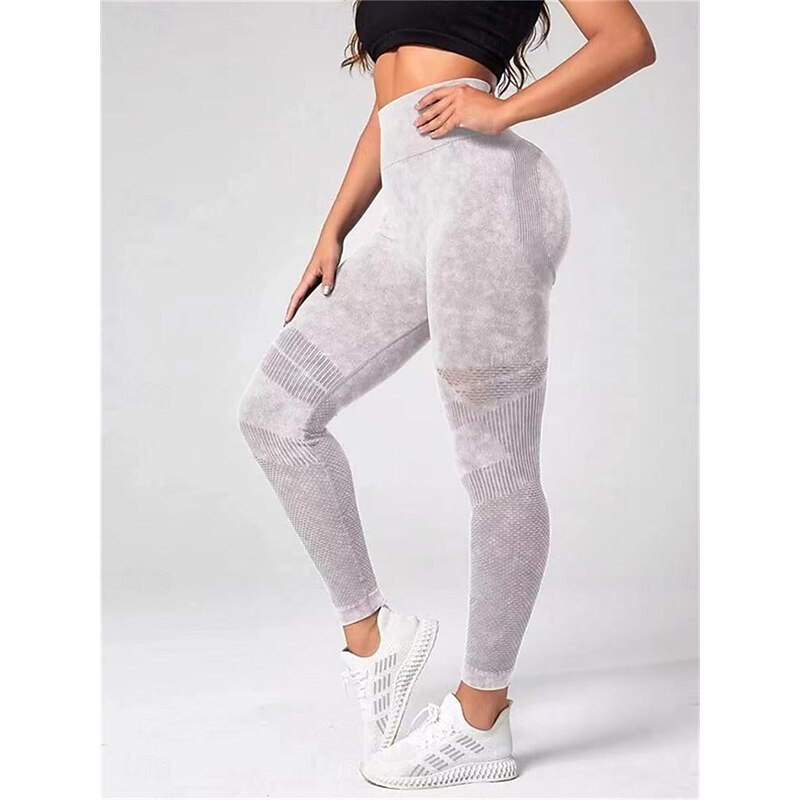 Women's Yoga Pants Yoga Leggings High Waist Pilates Gym Workout Workout Tights Graphic Black Army Green Khaki Sports Activewear Stretchy Slim4