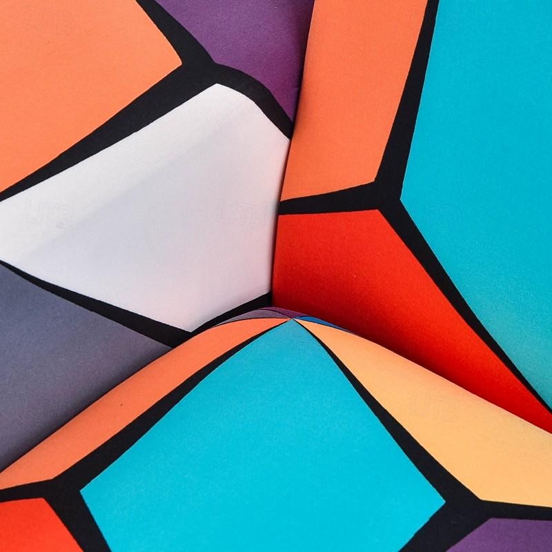 Sofa Cover Elastic Sofa Slipcover Geometric Floral Series Printed Pattern Furniture Protector L-Shaped for Bedroom Office Living Room Home Decor 16