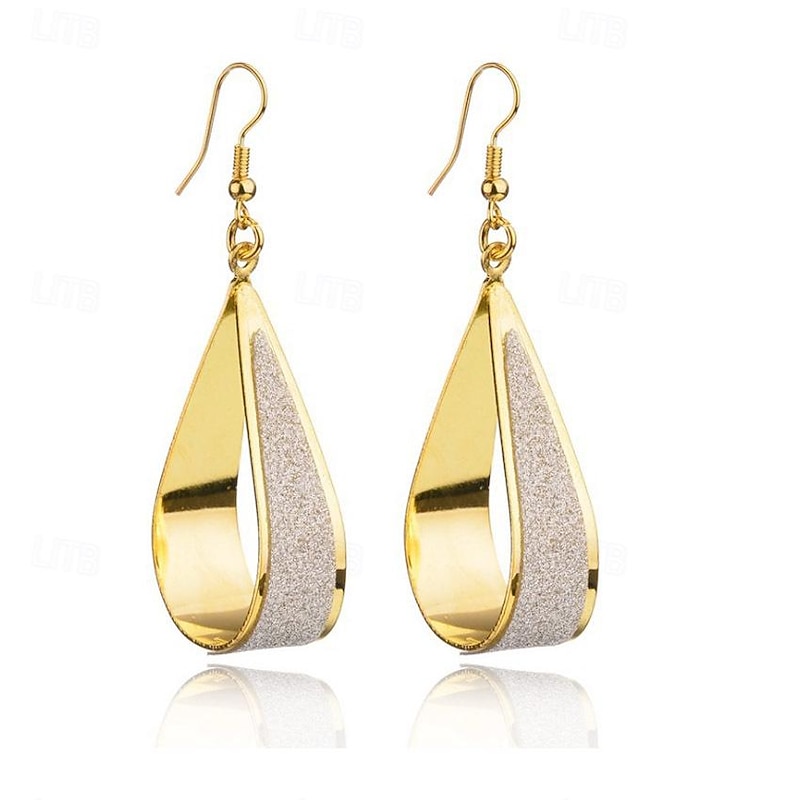 1 Pair Drop Earrings For Women's Party Evening Date Birthday Alloy Fancy Fashion