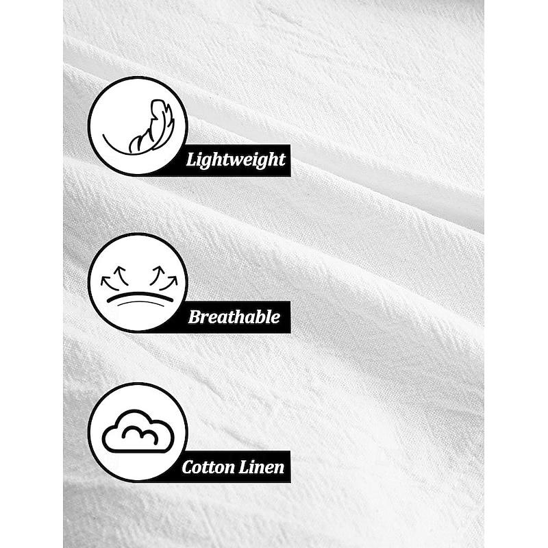 Men's Shorts Linen Shorts Summer Shorts Beach Shorts Drawstring Pocket Elastic Waist Plain Comfort Breathable Short Casual Daily Holiday Fashion Classic Style White Army Green3