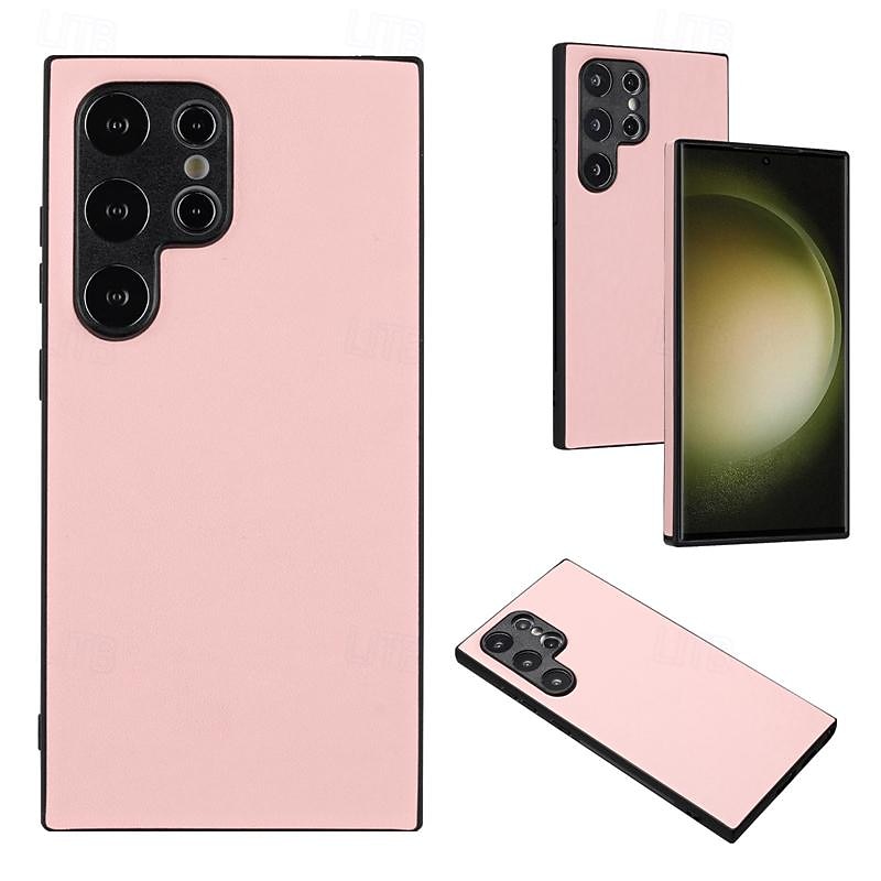 Phone Case For Samsung Galaxy S25 S24 S23 S22 Plus  Ultra S23 FE A55 5G A35 5G A25 A15 A14 Back Cover Shockproof Retro TPU PU Leather