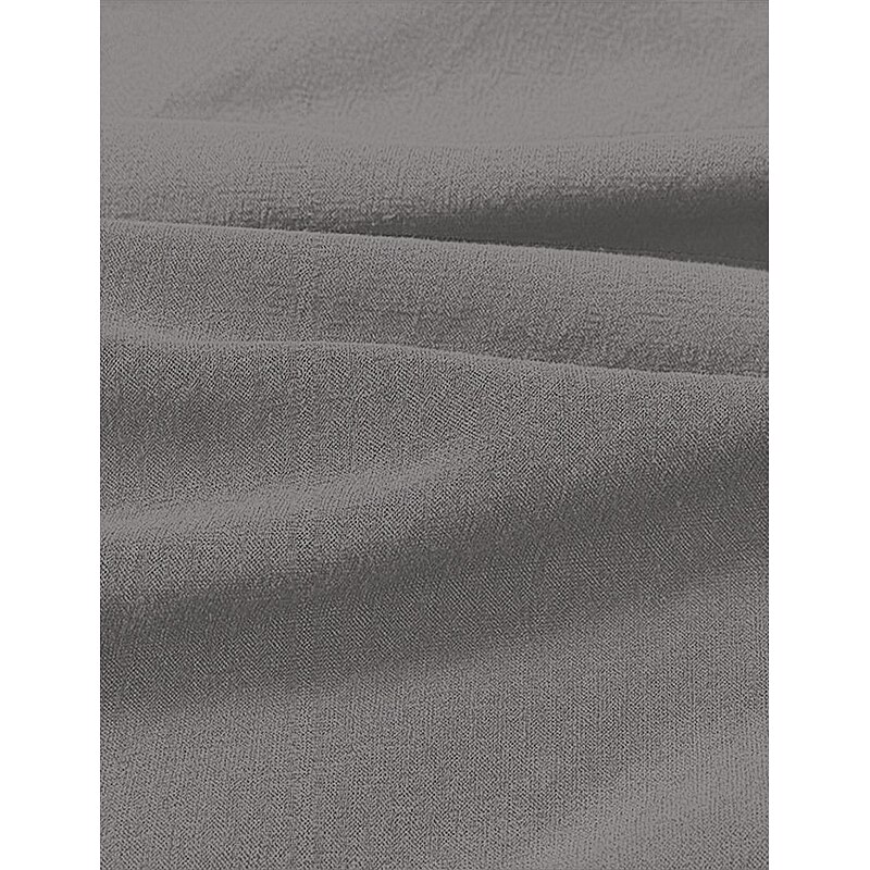 Men's Linen Pants Trousers Summer Pants Front Pocket Straight Leg Plain Comfort Breathable Full Length Casual Daily Holiday Fashion Basic Black White3