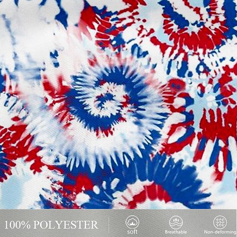 Men's Colorful Tie Dye Gradient Color Swim Shorts Board Shorts Swimming Trunks Mid Waist Fashion Streetwear Designer Casual Daily Holiday Drawstring Pocket Elastic Waist Designer Clothing Apparel3