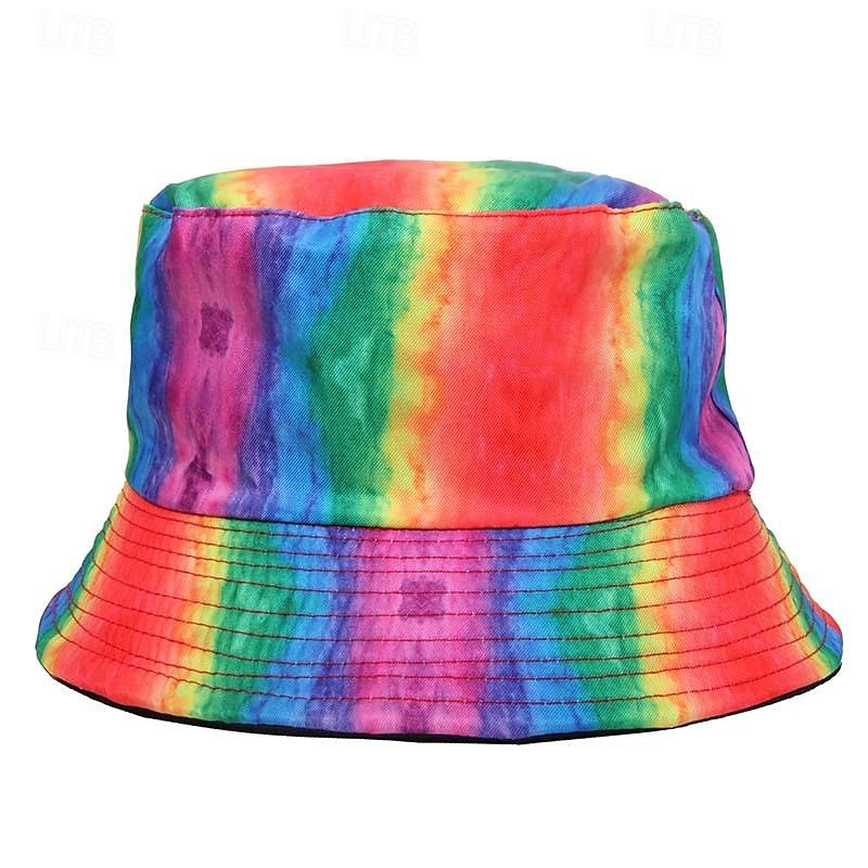 Rainbow Halloween Hat LGBT LGBTQ Gay Lesbian Adults' Men's Women's Masquerade Pride Parade Pride Month Easy Halloween Costumes Dress Up4