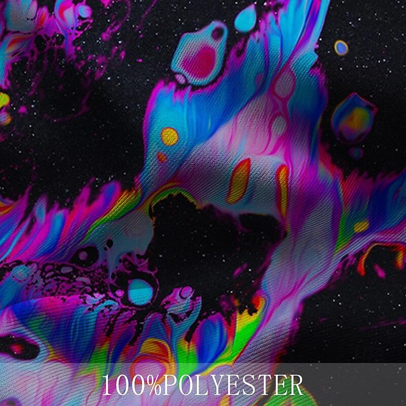 Men's Optical Illusion Multi Color Colorful Swim Trunks Swim Shorts Board Shorts Mid Waist Fashion Streetwear Designer Casual Daily Holiday Pocket Elastic Waist 3D Print Designer Clothing Apparel3