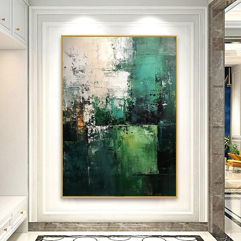 Handmate Oil PaintingCanvasWall Art DecorationAbstract Knife PaintingLandscape Freshnessfor Home Decor Rolled Frameless Unstretched Painting3