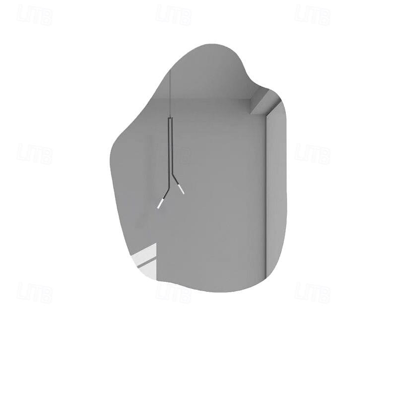 Acrylic Mirror Wall Sticker - Self-Adhesive, Irregular Cloud Design for Bathroom, Dressing Table, and Wardrobe - No Drilling Required2