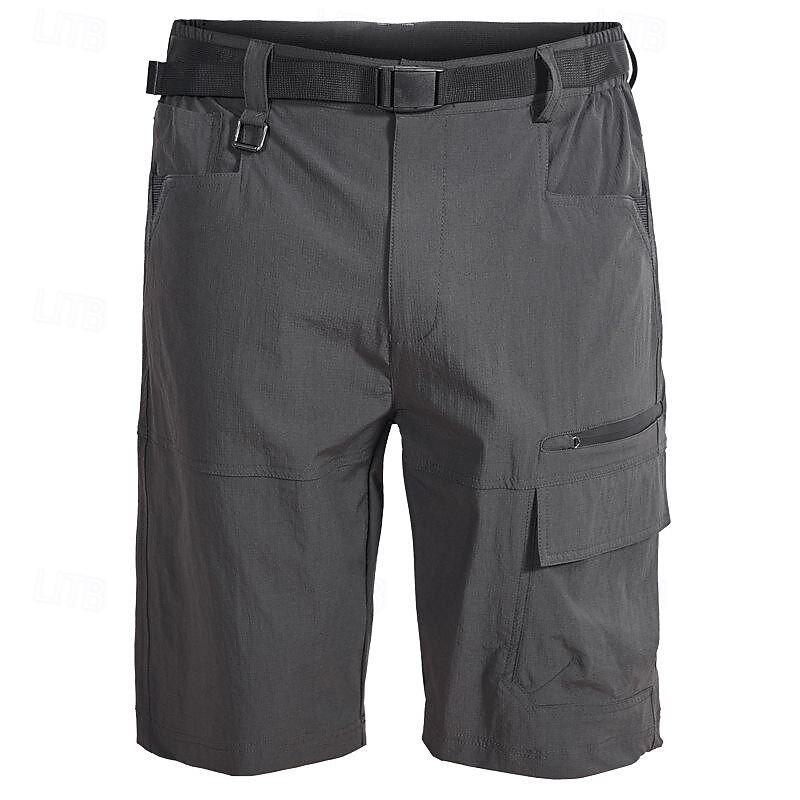 Men's Cargo Shorts Hiking Shorts Military Summer Outdoor Regular Fit Waterproof Quick Dry Breathable Shorts Black Green Hunting Climbing Camping / Hiking / Caving S M L XL XXL4
