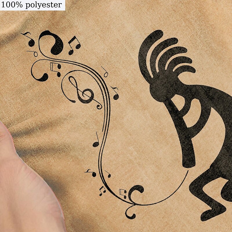 Men's Tribal Bandana Print T Shirt Henley Shirt Short Sleeve 3D Print Vacation Tropical Fashion Vacation Casual Daily Summer Spring Yellow Brown Khaki Henley Henley T-Shirt3