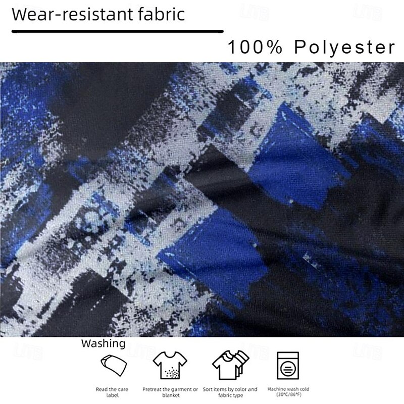 Men's Color Block T shirt Henley Shirt Short Sleeve 3D Print Fashion Daily Designer Street Casual Daily Summer Spring Heather Gray Henley Henley T-Shirt3