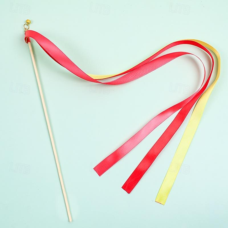 10PCS LGBT Pride Colorful Ribbon Fairy Stick Magic Stick Decoration Party Warmth4