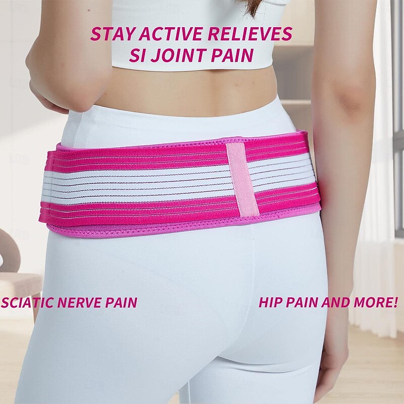 Sacroiliac Hip Belt for Women, Hip Braces for Hip Pain, back support belt for women, Pelvic Support Belt, Adjustable Sciatica Pelvis Lumbar Pain Relief Trochanter Brace3