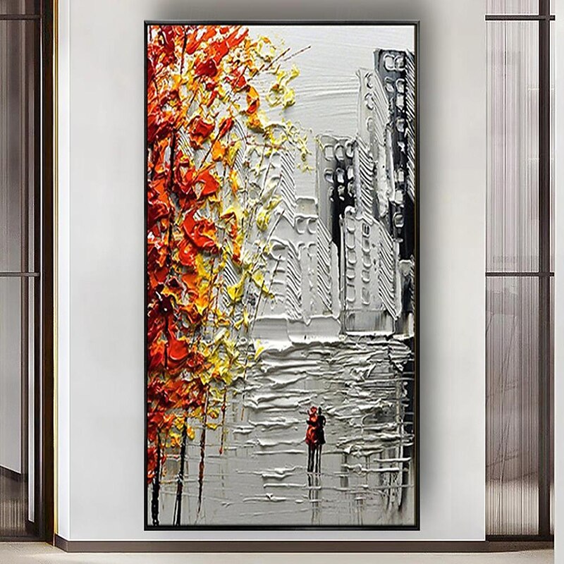 Mintura Handmade 3D Textured Landscape Oil Paintings On Canvas Wall Art Decoration Modern Abstract Picture For Home Decor Rolled Frameless Unstretched Painting2