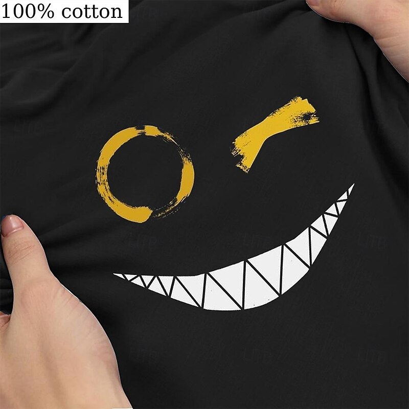 Men's Letter T Shirt Tee Top 100% Cotton Short Sleeve Graphic Shirt Black Army Green Comfortable Tee Sports Outdoor Holiday Fashion Designer Clothing3