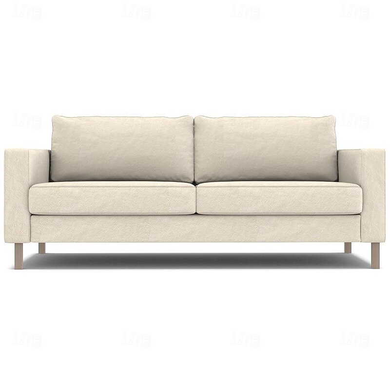 Sofa Cover 100% Cotton Solid Color Quilted Slipcovers  KARLcover LITB PRIME cover2