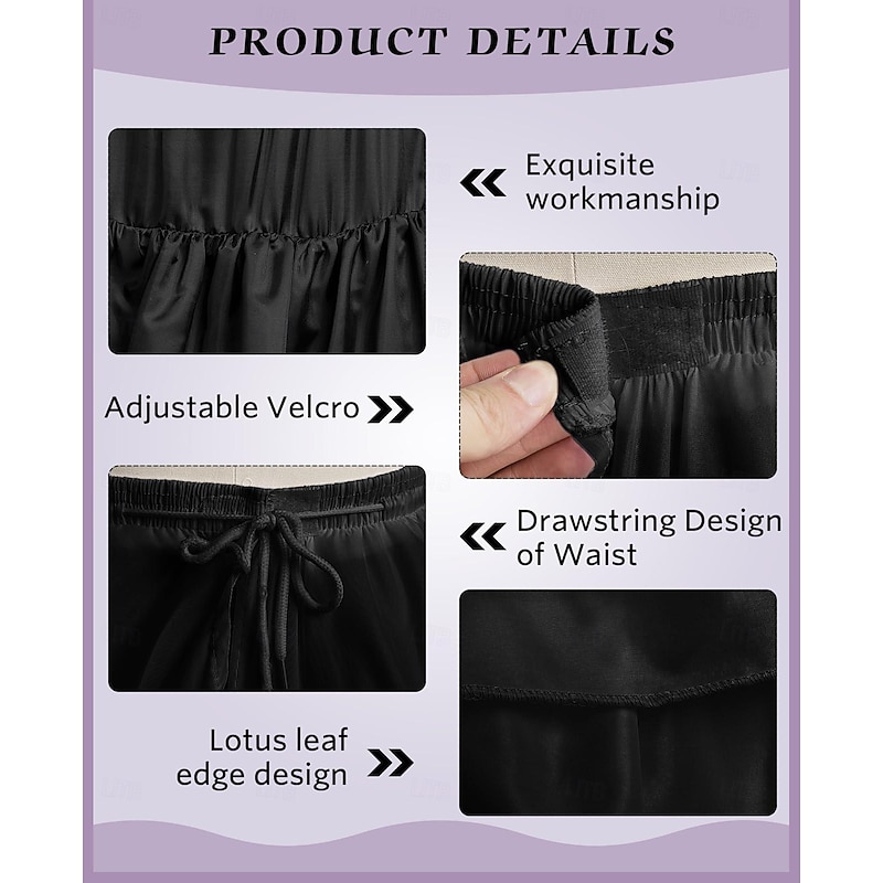Petticoat Hoop Skirt Under Skirt Crinoline Slips for Ball Gown Princess Bride Bridal Rococo Victorian Renaissance Women's Performance Wedding Party Petticoat 8