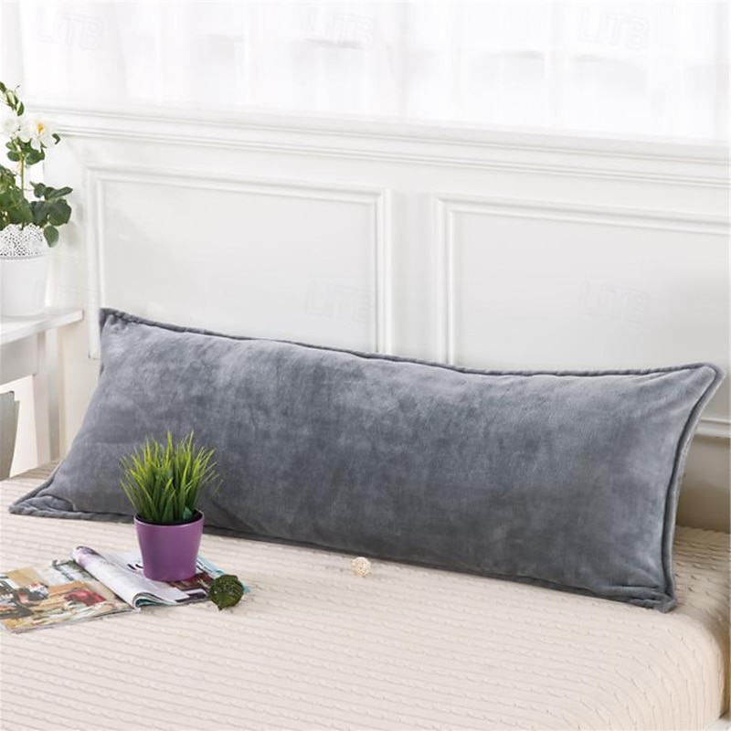 Solid Colored Decorative Toss Body Pillows Cover 1PC Soft Square Cushion Case Pillowcase for Bedroom Livingroom Sofa Couch Chair4