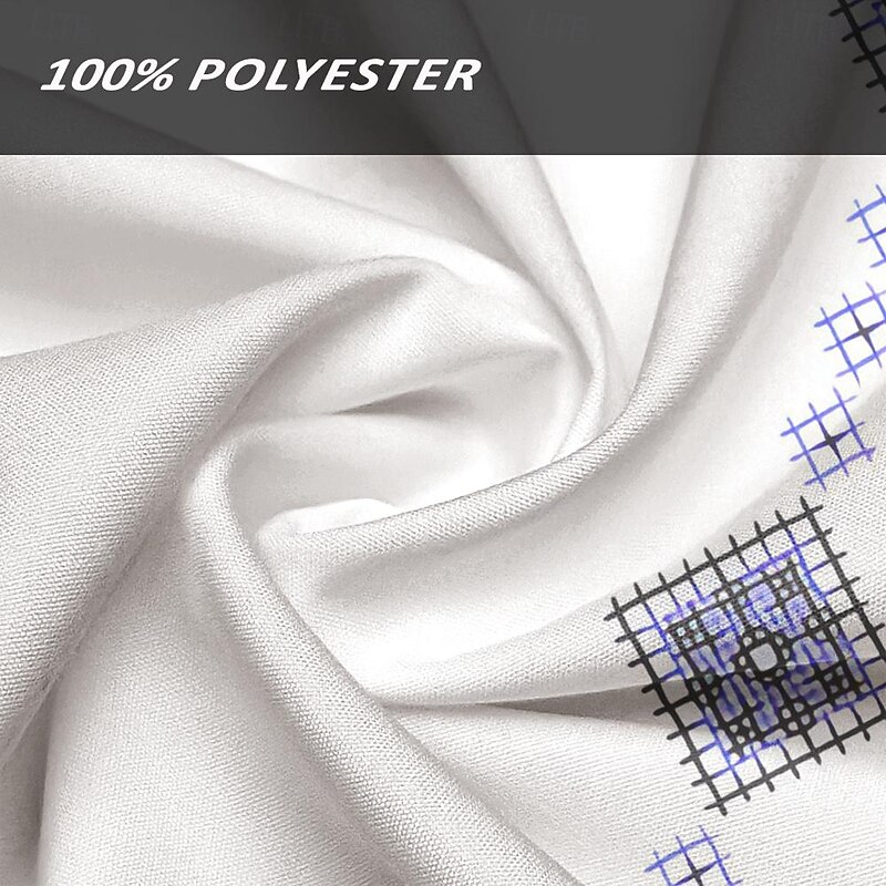 Men's Shirt Button Up Shirt Long Sleeve Vintage Casual Vacation Daily Summer Spring Grandad Collar Band Collar White3