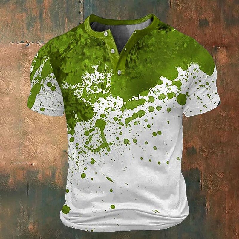 Graphic Blood stains Sports Fashion Exaggerated Men's T shirt Tee Street Sports Outdoor T shirt Red Blue Green Crew Neck Shirt Summer Spring Clothing Apparel S M L XL XXL XXXL4