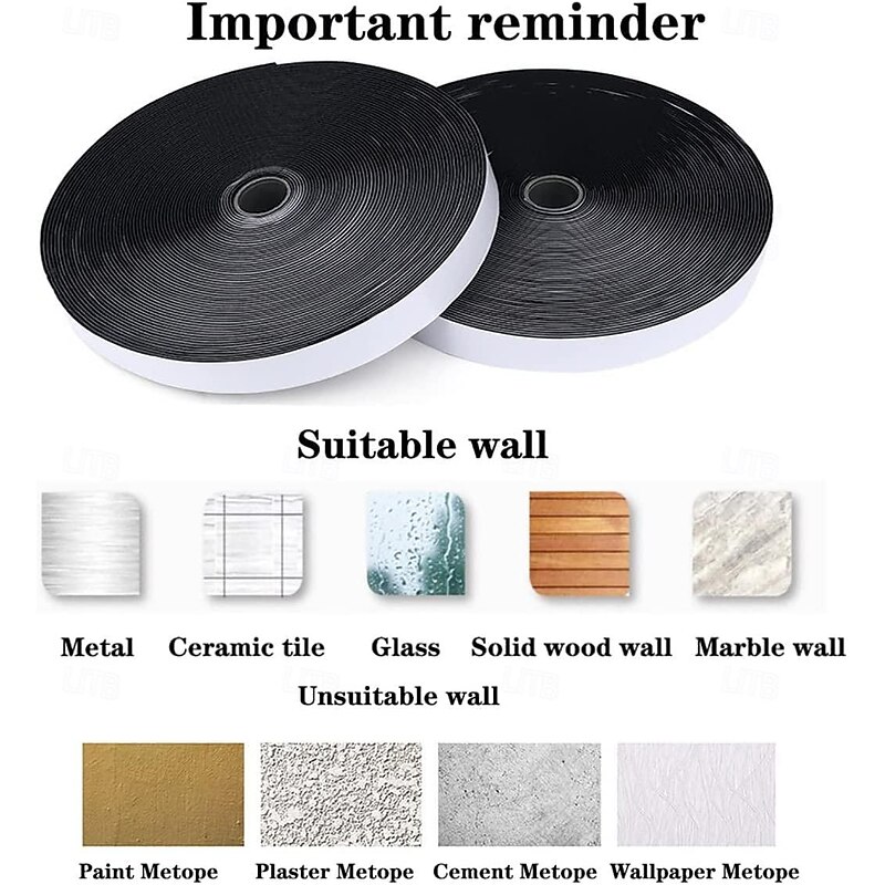 Adhesive Hook and Loop Mosquito Net for Windows Self Tape Velcro Tapes Mosquito Net Tape Mounting Tape for Office Multipurpose2