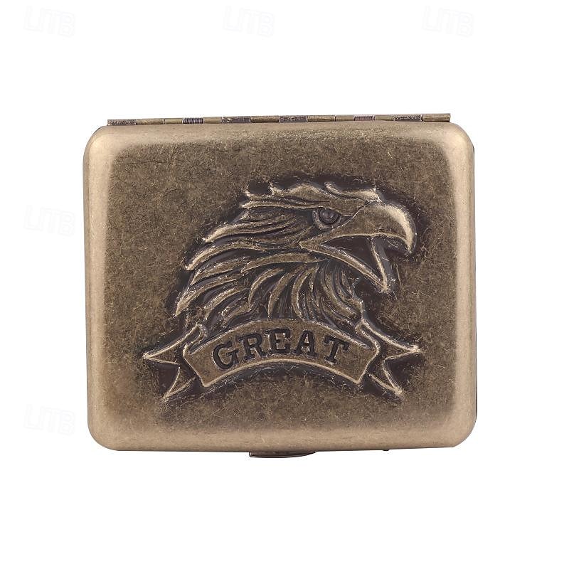 Metal Cigarette Case, Creative Embossed Design, Holds 20 Cigarettes4