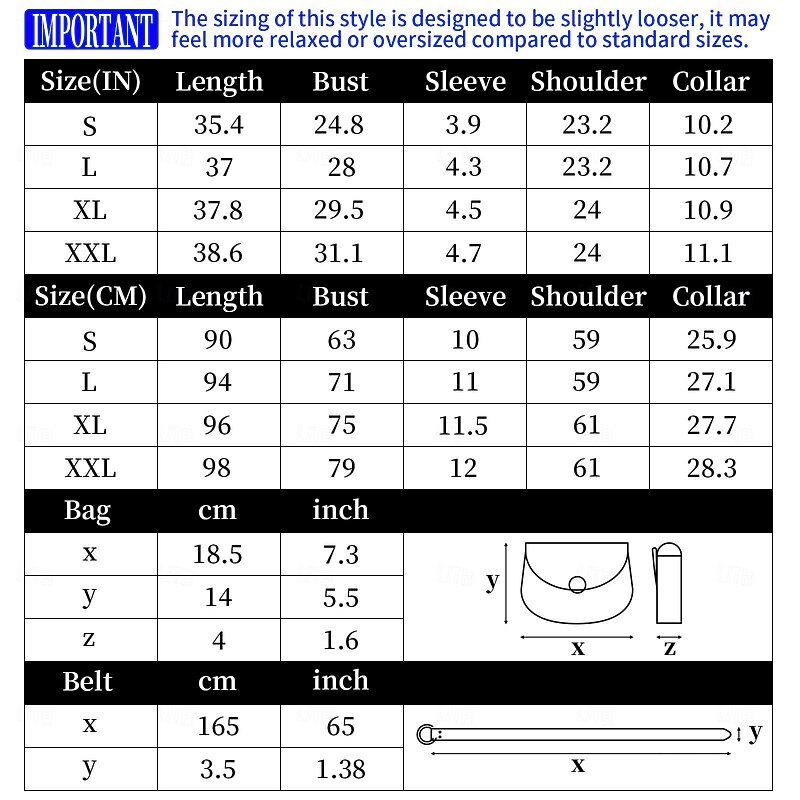 Medieval Renaissance Outfits Waist Belt Belt Pouch Warrior Viking Fancy Dress Men's Viking Halloween Carnival Performance LARP Ren Faire Adults' Vest Bag Waist Belt3