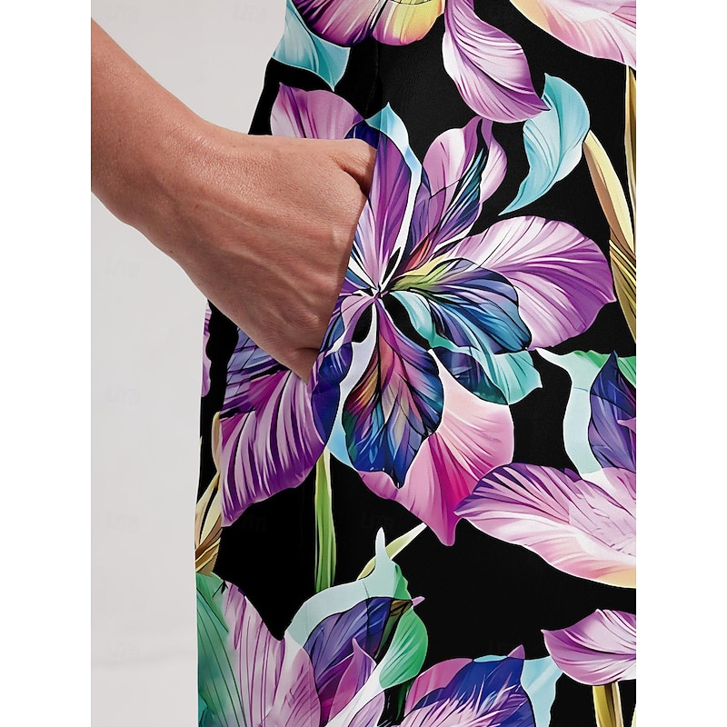 Women's Golf Dress Black Sleeveless Ladies Golf Attire Clothes Outfits Wear Apparel4