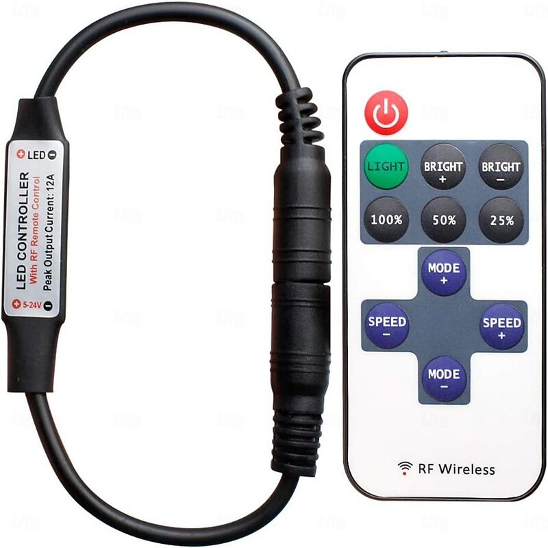 COB LED Light Strip with RF11 Key Remote Control 16.4ft Adjustable Ultra Bright Warm White Natural Light White COB Light Strip DIY Self-adhesive Indoor Suitable for Living Rooms Shelves Cabinet4