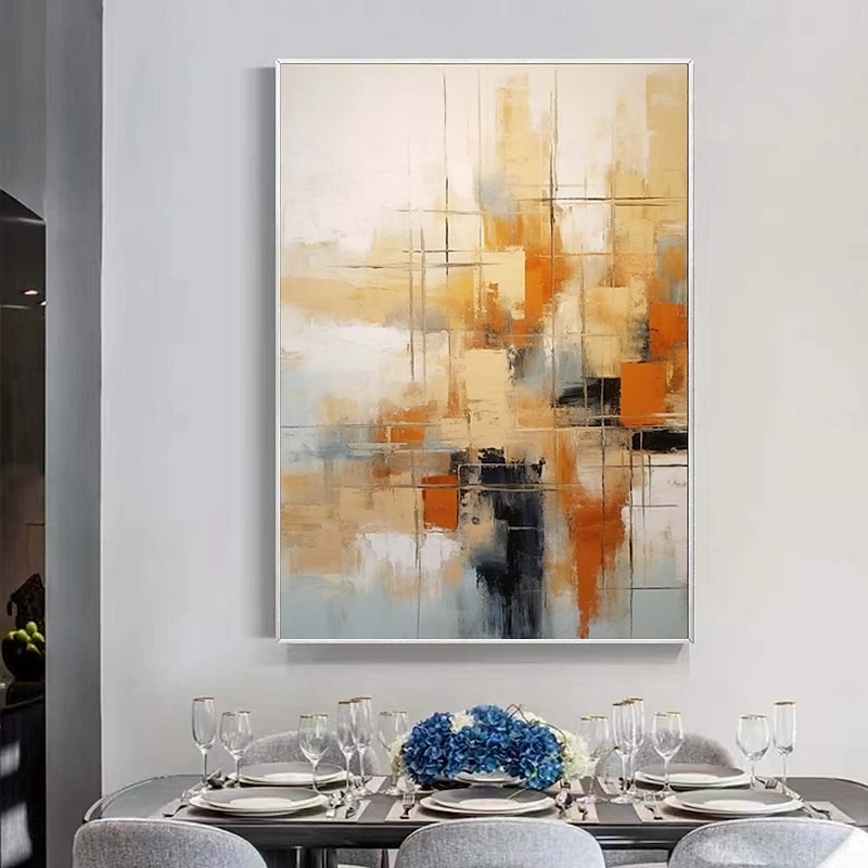 Extra Large abstract painting hand painted Beige white red textured painting Colors abstract wall art painting handmade modern abstract canvaslarge acrylic canvas art painting4