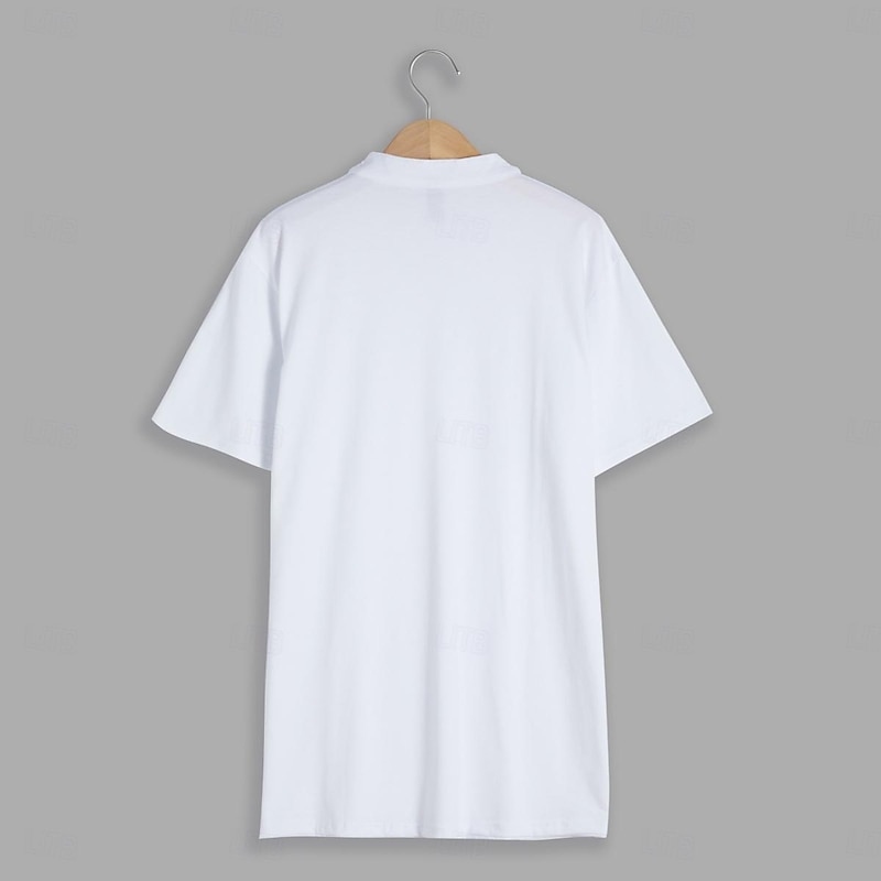 Men's T Shirt Tee Top Short Sleeve V Neck Summer Plain Sports Fashion Lightweight V Neck Vacation Casual Holiday Light Blue Black White Top Tee for Men3