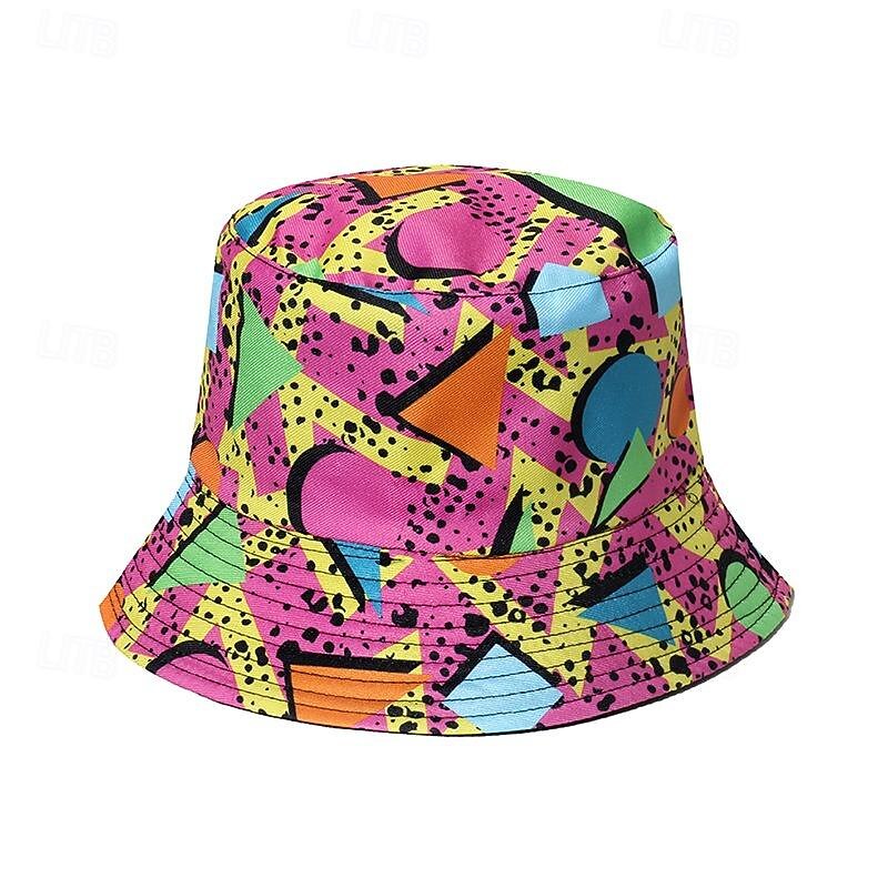 Classical 1980s Hat Shorts Shirt Fancy Dress Men's Vacation Dailywear Pride Parade Adults' Shirt Shorts Hat Summer4