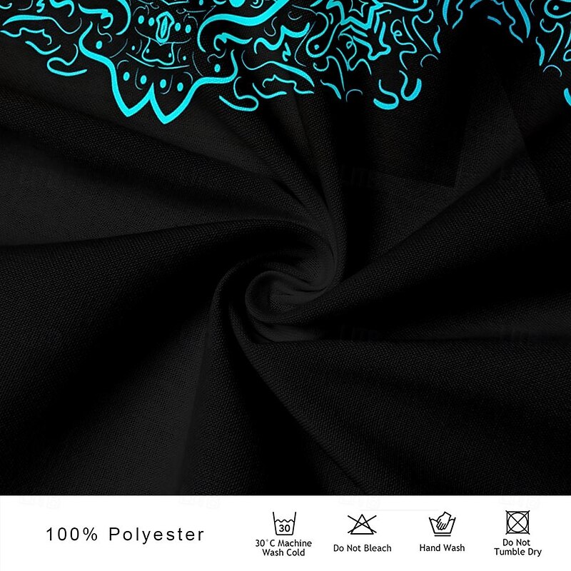 Men's Shirt Western Shirt Cowboy Shirt Long Sleeve Vintage Western Style Outdoor Street Casual Daily Fall & Winter Turndown Buttons Print Black3