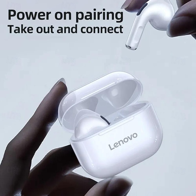 Lenovo LP40 Earphones TWS Wireless Bluetooth 5.0 Earbuds Bass Touch Control Stereo Noise Reduction Long Standby 230mAH3