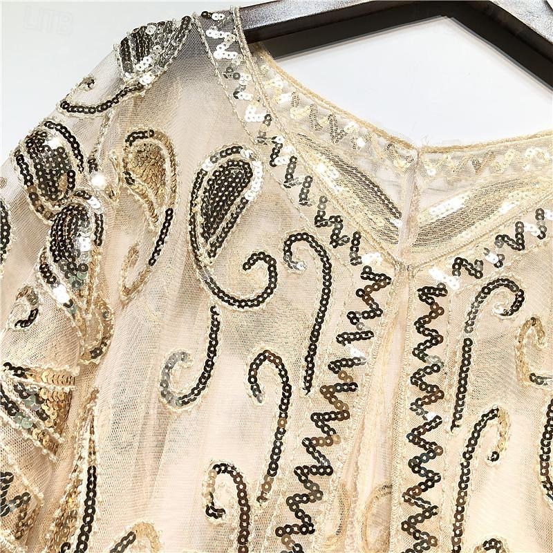 Shawls Women's Wrap Bolero Sparkle & Shine Gatsby Sleeveless Polyester Wedding Wraps With Paillette For Party Summer3