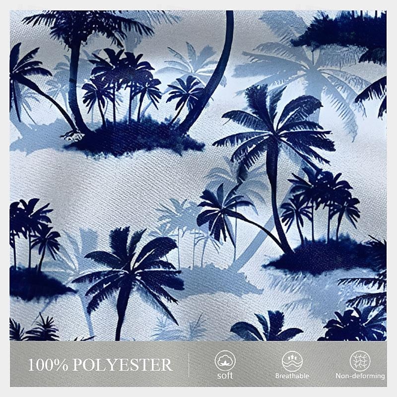 Men's Leaf Coconut Tree Plants Swim Shorts Board Shorts Swimming Trunks Mid Waist Fashion Streetwear Designer Casual Daily Holiday Pocket Drawstring Elastic Waist Designer Clothing Apparel2