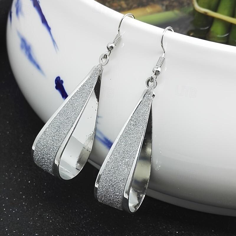 1 Pair Drop Earrings For Women's Party Evening Date Birthday Alloy Fancy Fashion2